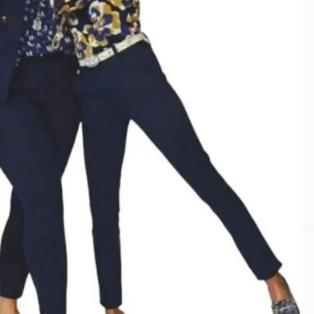 CAbi Navy Blue Ava Trouser Pants Style 3201 Size 10